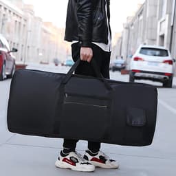 Keyboardtas - Toetsenbord Gig Bag - 76 Toetsen Instrument Keyboard Bag - 420D Oxford - Universele Keyboard Tas - Toetsenbord tassen Case - Perfect voor Het Vervoer Van Toetsenborden, Muziekaccessoires en Meer - Zwart — thumbnail 2