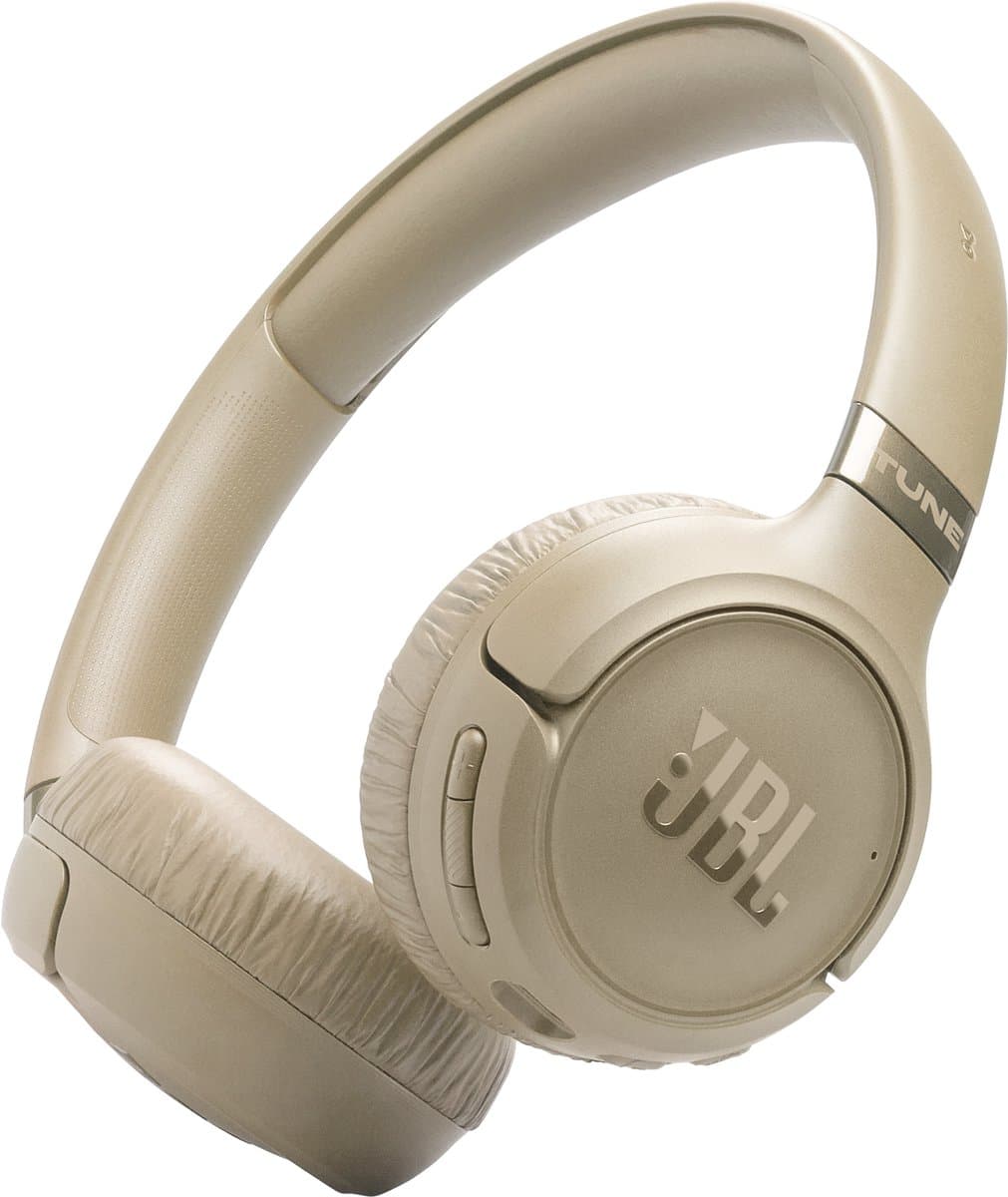 JBL Tune 680NC On-ear Draadloze hoofdtelefoon met Noise-cancelling Beige — afbeelding 1