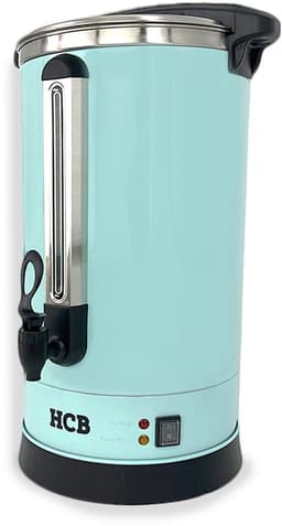 HCB® - Professionele Horeca Percolator - 20,5 liter - 135 kopjes - 230V - RVS / INOX Perculator - Elektrisch koffiezetapparaat - Volautomatische koffiemachine - 33x37x56 cm (DxBxH) - 3.40 kg - 1360 — thumbnail 1