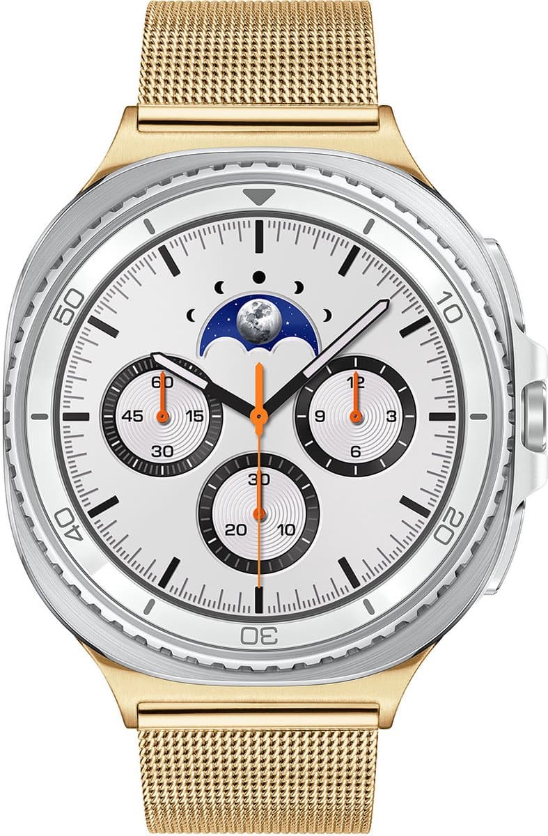 Samsung Special Edition Galaxy Watch 8 CLASSIC Wit/Goudkl Mesh 46mm — afbeelding 1