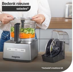 Magimix CS 5200 XL Premium Foodprocessor - Keukenmachine met Sapcentrifuge - Rood — thumbnail 4