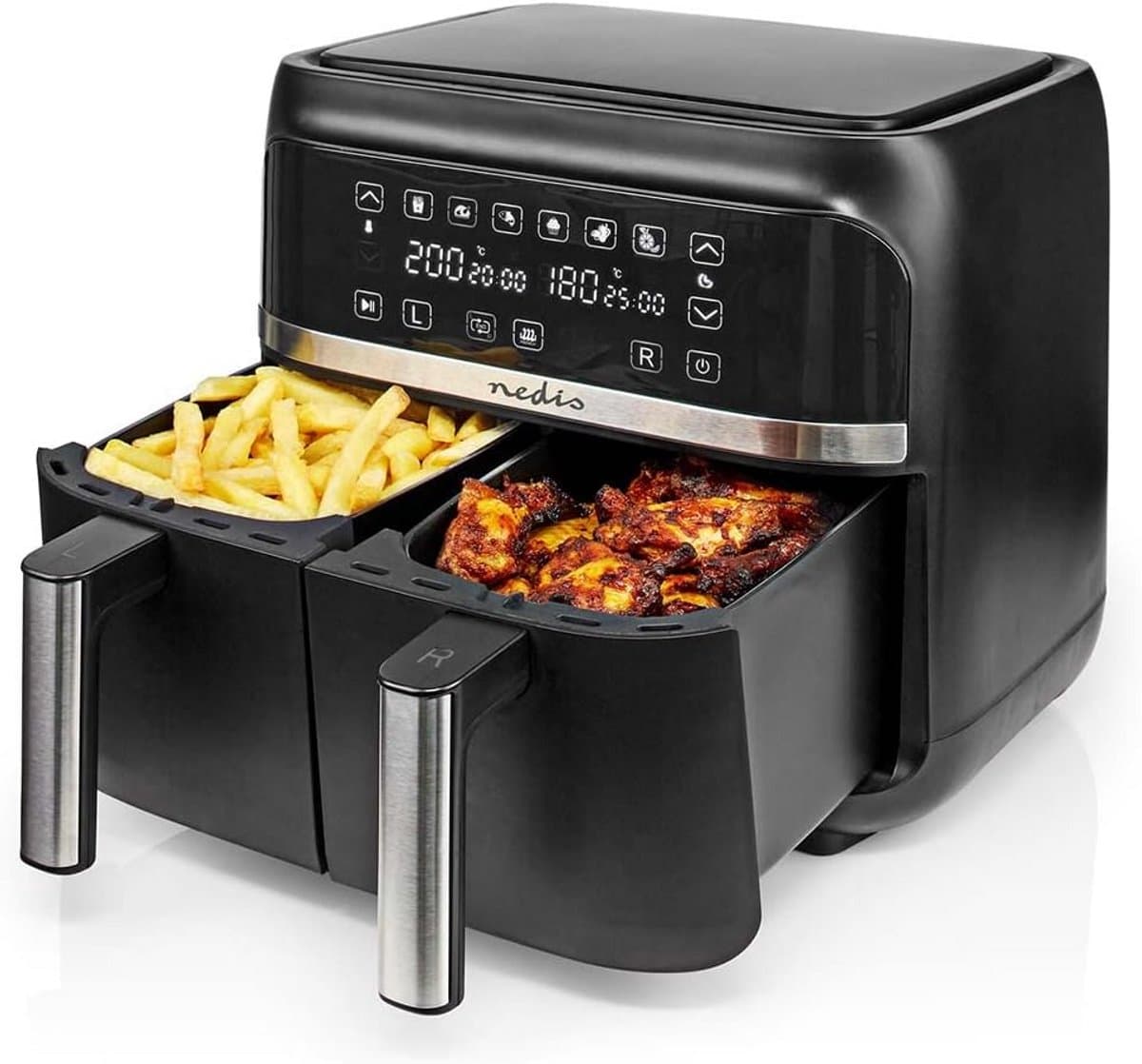 Dubbele Heteluchtfriteuse met Twee Aparte Manden en SYNC Functie — afbeelding 1