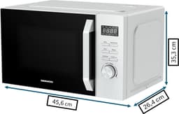 Compacte Solo Magnetron 20 Liter - 700W Vermogen - 8 Auto Programma's - Zilver — thumbnail 2