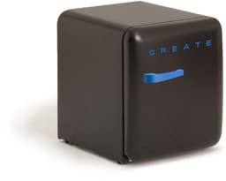 CREATE - Koelkast in retrostijl - Zwart - Handvat Kobaltblauw - FRIDGE RETRO 48L — thumbnail 3