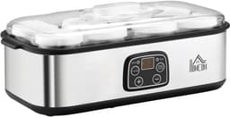 Jurrys Yoghurtmaker - Yoghurt Machine - Yoghurt apparaat - 8 Potten - Zelfgemaakte Yoghurt - BPA vrij - Timerfunctie - Zilver — thumbnail 1