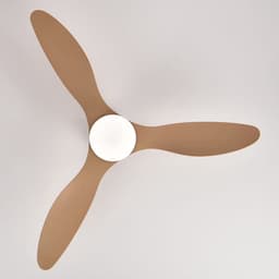 Plafondventilator - LED Plafondventilator - Ø 106 cm - 4320 LM - 3000K/6500K - Dimbaar - 3 snelheidsinstellingen - Timer - Zomer - Zeer stil - Natuurlijke houtkleur — thumbnail 1