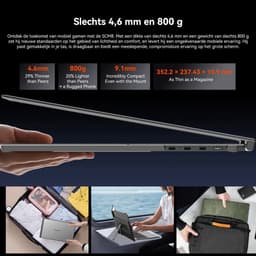 Blackview SCM8 Portable Monitor - 15,3 inch FHD 1200P IPS Dubbel Scherm - 100% sRGB - Laptopscherm: 13-17,3" - Laptop Scherm Uitbreider - PC/Laptop/Xbox/Schakelaar/PS5 - Grijs — thumbnail 2