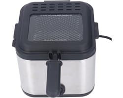 Elektrische Friteuse - Frietpan - Thuis Frituren - Verstelbare Temperatuur - 25 Liter - Zilver