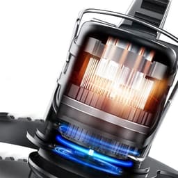 Bosmaaier - 3-in-1 Accu Grasmaaier - 500W - 18000 rpm - Zwart - 21V 2000mAh - 90° Verstelbare Kop & Telescopische Steel - 3-blads alles-in-één — thumbnail 3