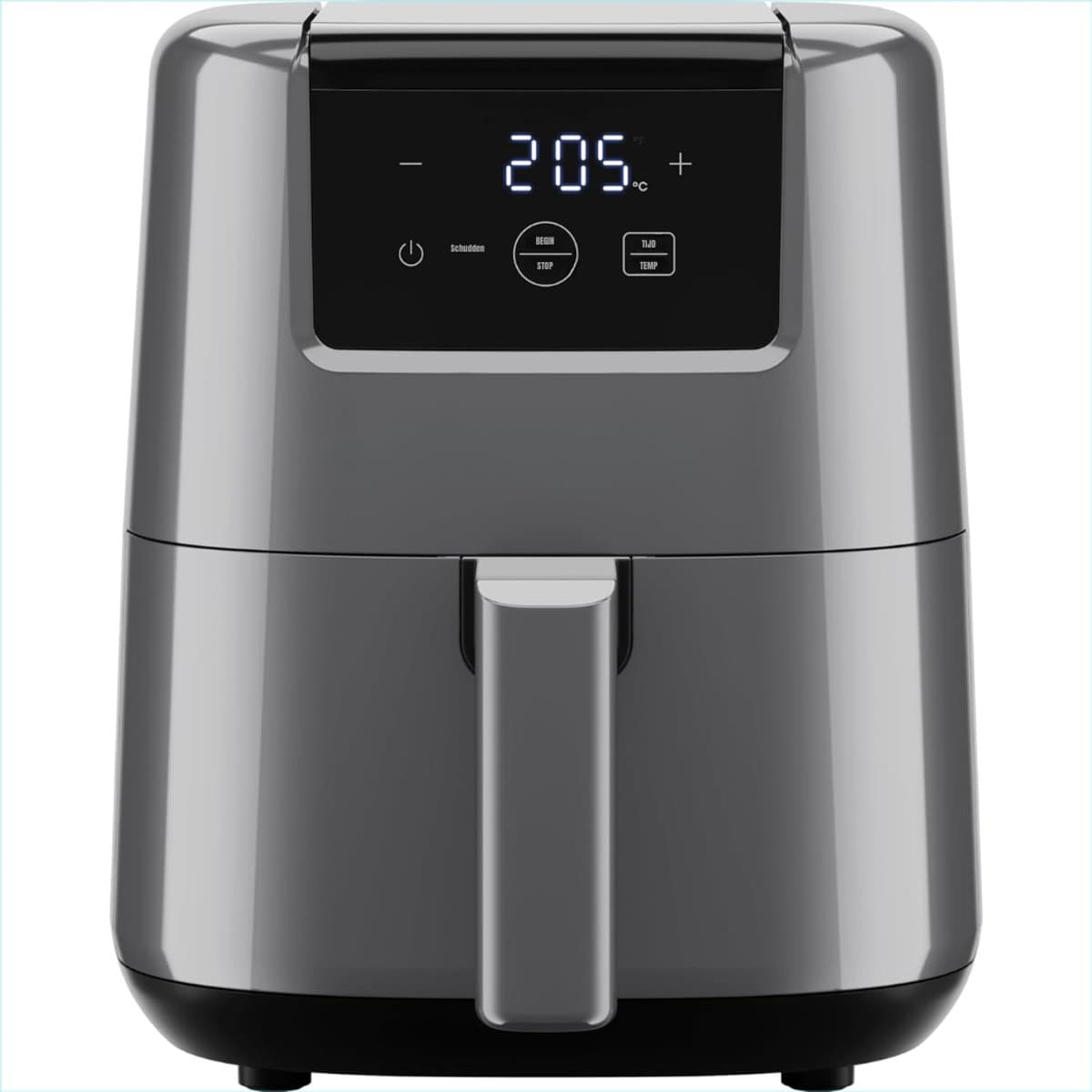 DYNA® Mini Airfryer - Airfryer - Airfryer Klein - Grijs - 22cm x 26cm x 26cm — afbeelding 1