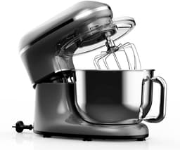 Quvo® Mixer met Mengkom - Keukenmachine - Keukenrobot - Inclusief Extra Accessoires - Rood- ‎38cm x 24cm x 32cm — thumbnail 2