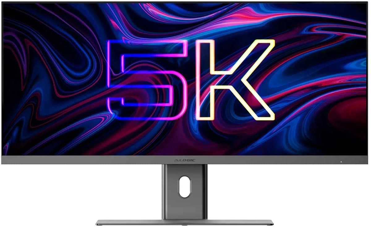 Alogic Edge 40” ultrawide Monitor – 5K Resolutie voor Hoogste Definitie – Ingebouwde USB-C Hub voor Maximale Productiviteit – Tot 90W Opladen & Data via USB-C 3.0 Gen 1 - Grijs — afbeelding 1