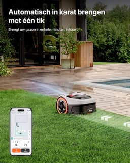 Robotmaaier – Grasmaaier – Automatische Maaier – Tuinmaaier – Robot Grasmaaier – Driewielaandrijving – Maait Hellingen Tot 45% — thumbnail 5