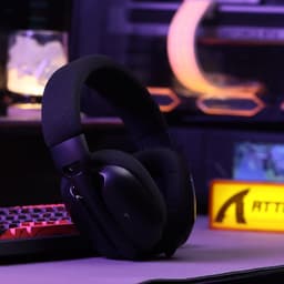 ATTACK SHARK L80Pro - 2.4GHz Draadloze Gaming Headset - Lichtgewicht - Bluetooth koptelefoon - Multiplatform - Geschikt voor PS4/PS5, Nintendo Switch - Zwart — thumbnail 5