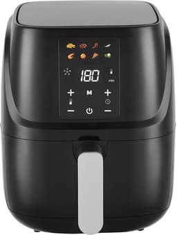 RONN® Airfryer XXL - Mini-oven - Heteluchtfriteuse - 3L - 8 Programma's - Zwart - 33cm x 31cm x 25cm — thumbnail 5