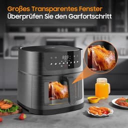 Airfryer XXL - Dubbele Mand Airfryer - bakmand — thumbnail 4