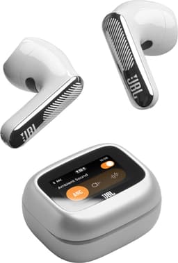 JBL Live Flex 4 Draadloze oordopjes met Noise Cancelling en Smart Case (2026) Zilver — thumbnail 1