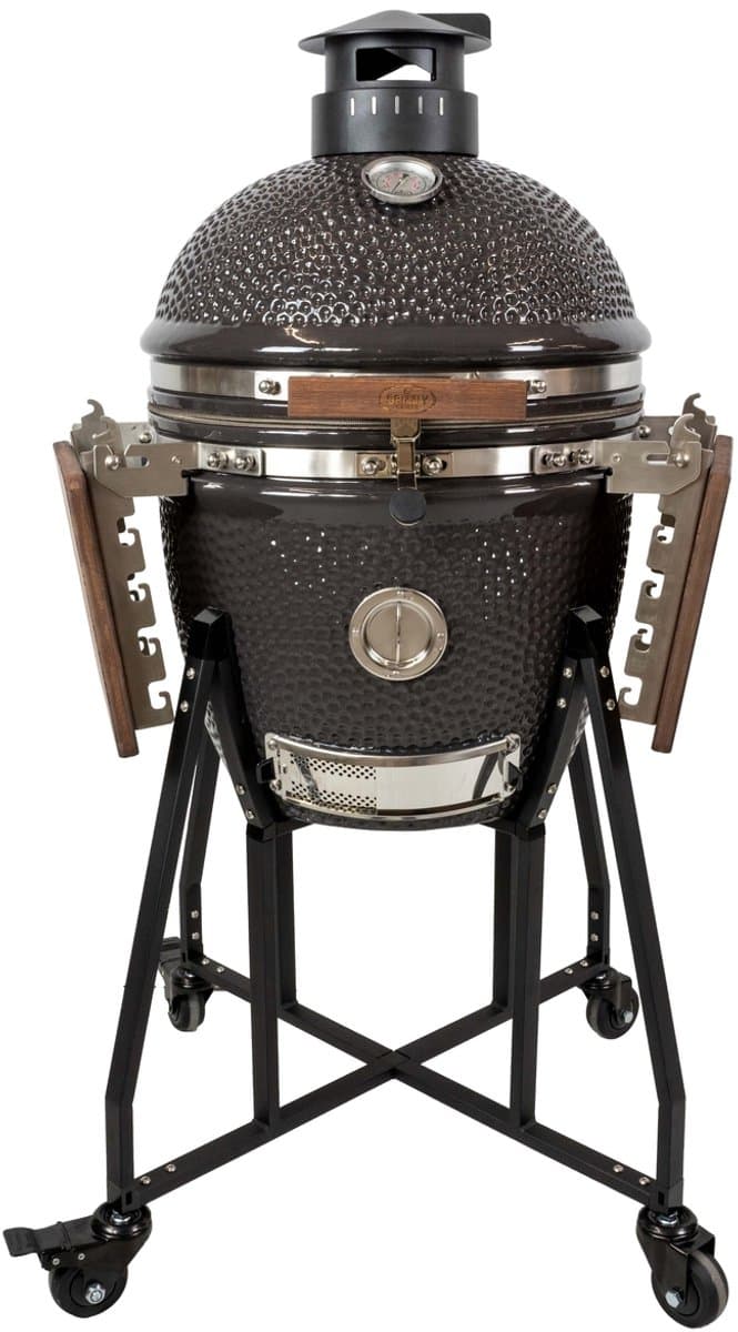 Grizzly Grills Kamado Elite Medium - Barbecue - ø39cm / ø15inch - Zwart - Compleet — afbeelding 1