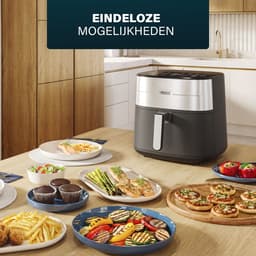 Princess 182280 Digitale Airfryer 8L - Dual heating - Dubbel verwarmingselement - 2000W - PFAS-vrij - XXL Gezinsformaat - Makkelijk schoon te maken - WK — thumbnail 2