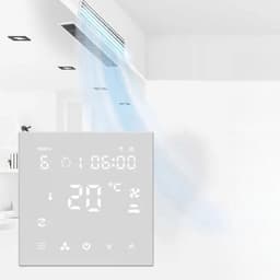 Thermostaat | Inbouw touchscreen | Tuya Smart Life | 4-draads 230V | Wit — thumbnail 2