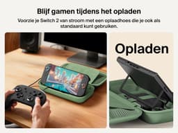 Belkin Gaming Nintendo Switch 2 Beschermhoes met Powerbank – Groen — thumbnail 4