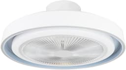 Glitzerlife Plafond ventilator met verlichting – LED Plafondlamp met Ventilator – Stille plafondventilator Afstandsbediening & Timer – Modern Design – Blauw – 5 Vleugels – Voor Slaapkamer, Woonkamer & Eetkamer — thumbnail 3