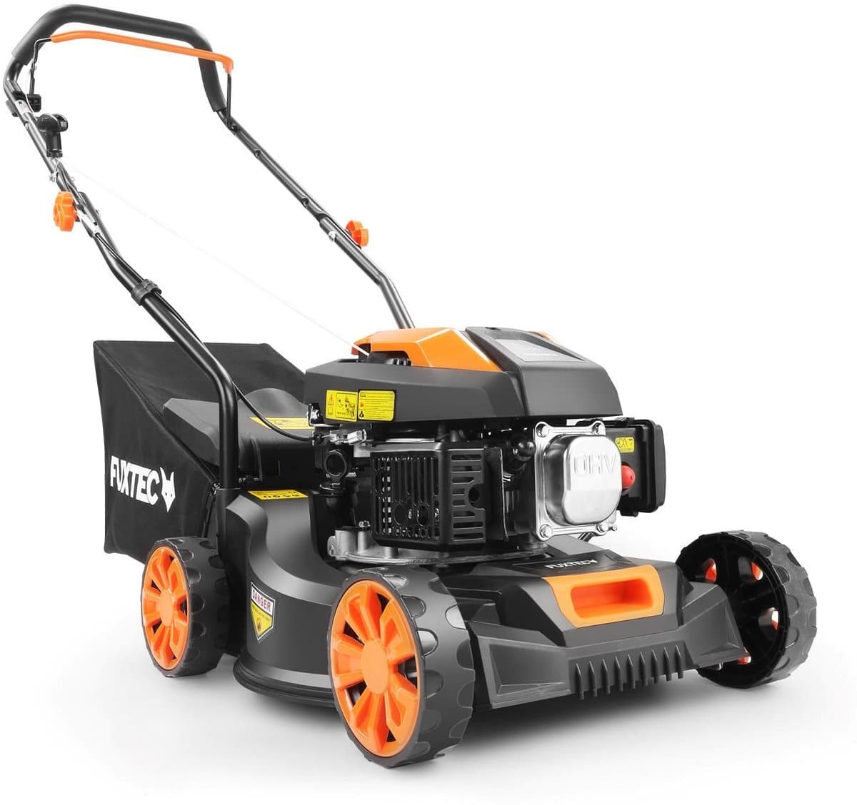 FUXTEC Benzine Grasmaaier FX-RM4180 - 1,8pk / 1,3kW - Slechts 18kg - 40cm Maaibreedte - 3-traps Maaihoogteverstelling - 80ccm 4-Takt - Incl. 45L Grasopvangbak — afbeelding 1