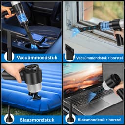 Mini Stofzuiger Draadloos - Kruimeldief - Auto Stofzuiger — thumbnail 4