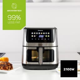 Grote Digitale Airfryer XL 8L - 2100W met 12 Programma's en Touchscreen | Snelle & Gezonde Bereiding — thumbnail 3
