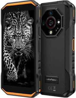 Smartphone Ulefone ARMOR X32 Octa Core 128 GB Zwart Oranje 16 GB RAM — thumbnail 4