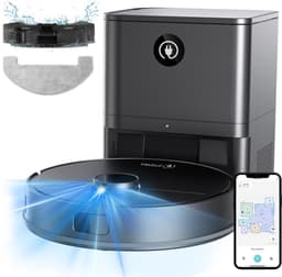 STEGA® RoboCleaner Max Robotstofzuiger met Leegstation en Dweilfunctie - LDS Lasernavigatie - Tot 150 min - APP — thumbnail 1