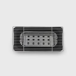 Konro Grill – Aluminium Hibachi BBQ – Japanse Barbecue – 36 x 18 cm — thumbnail 3