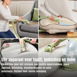Florixa® Tapijtreiniger machine - Tapijtreiniger - Tapijtreiniger apparaat - Groen - ‎46cm x 24cm x 35cm — thumbnail 5