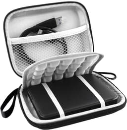 Ynkkvre - Harde Schijf Draagtas - Opberghoes - Powerbank Organizer - Waterafstotende Beschermhoes - Schokbestendig Ontwerp Voor 1-6 TB 2.5" HDD/SSD - 1 Stuk - Zwart — thumbnail 4