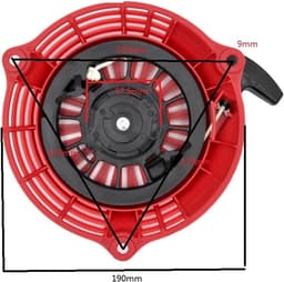 Startmotor Grasmaaier - Repeteerstarter Onderdeel - Motoronderhoud Gazon - Duurzaam Nylon Materiaal - 310 Gram - Zwart — thumbnail 3