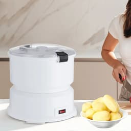 Flolife - Elektrische snelle aardappelschiller - Capaciteit 85 W 1,76 lbs - Schilmachine - Roestvrijstalen messen - Keuken en restaurant — thumbnail 5