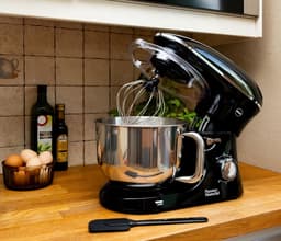 RFWR® Planetaire Mixer met 6,2 Liter Kom - 2200 W, 6 Snelheden, Deegmachine voor Roeren en Kloppen — thumbnail 3