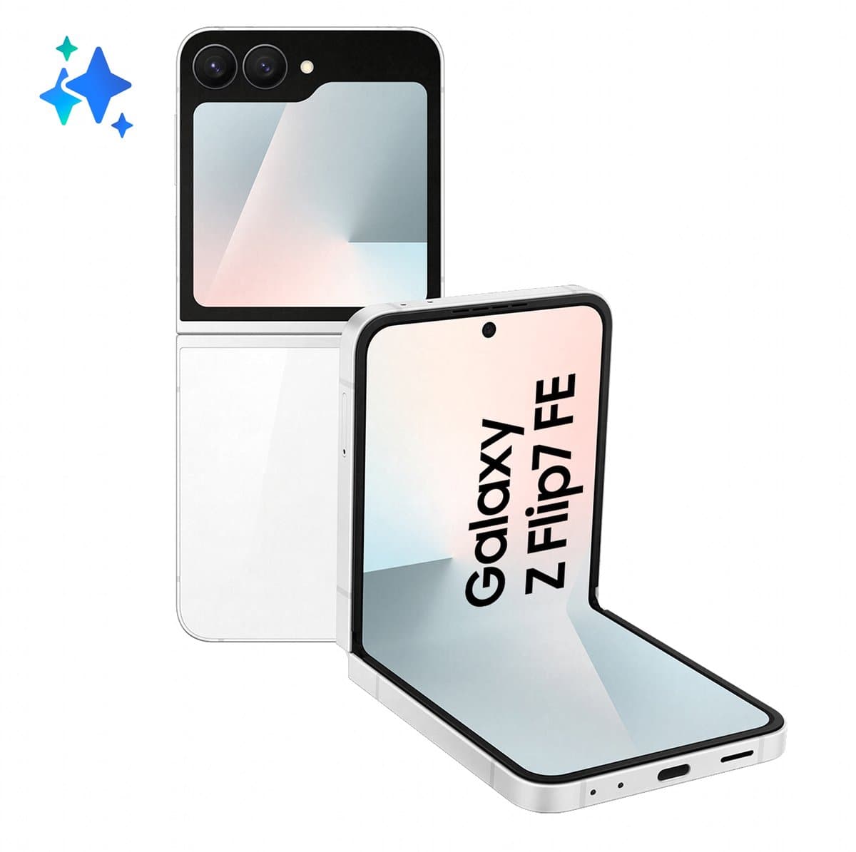Samsung Galaxy Z Flip7 FE 5G – 256GB – Wit — afbeelding 1