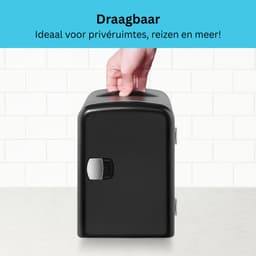 Skincare Fridge 4L - Organizer - Make up Koelkast - Beauty Fridge - Zwart — thumbnail 3