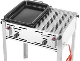HENDI Roast-Master Maxi – krachtige gasbarbecue – 11,6 kW – roestvast staal – 650x540x840 mm — thumbnail 2