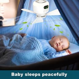 Draagbare kampeerventilator, plafondventilator voor tenten, oplaadbaar 8000 mAh met licht en haak, tijdgestuurd en automatisch uitschakelend, afneembaar ventilatorblad, te gebruiken voor tentluifels, campers, prieelen, strand, slaapzaal, slaapkamer — thumbnail 4