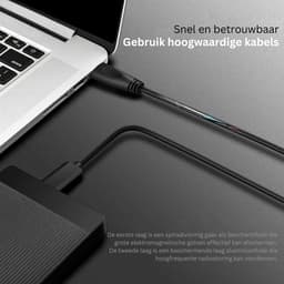 Harde Schijf Extern - Draagbare - 1TB Opslag - Zwart — thumbnail 4