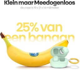 Phreeze Mini EarBuds - Draadloze Oordopjes - Groen - Geschikt voor Apple & Samsung - Oortjes Draadloos met Bluetooth 5.4 — thumbnail 5