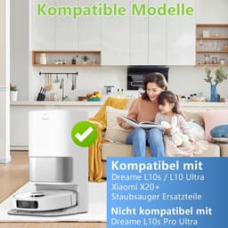 Reserveonderdelenset Geschikt voor Dreame L10s Ultra/L10 Ultra/L10 Prime robotstofzuiger — thumbnail 3