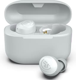 JLab Go Pop Draadloze Oordopjes - Bluetooth Oortjes Draadloos - 35 uur Batterijduur - Be Aware Audio - Met Microfoon - Geschikt voor Android en Apple - Wit — thumbnail 1