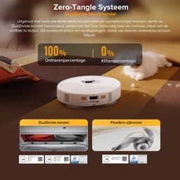 Roborock Qrevo S5V Robotstofzuiger - met afneembare basis - 12000Pa - dubbele anti-verstrengelingsfunctie - Mop lift - Reactief obstakel vermijden - warmelucht-droging - automatische dweilreiniging S7 Pro Ultra/Qrevo upgrade(Qrevo 5AE) — thumbnail 3