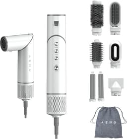 AENO Multifunctionele haardroger/styler HS1, 1200W, ionisator, 4 temperatuurstanden, 3 snelheidsstanden Föhn Wit — thumbnail 1