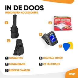 Elektrische gitaar met gitaar versterker - MAX Gigkit - 4/4 - Perfect voor beginners - incl. gitaar stemapparaat, gitaartas en plectrum - Petrol — thumbnail 3