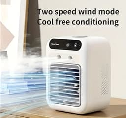 Draagbare All-in-One Airconditioner, een Mini Luchtbevochtiger Ventilator met Koelingsfunctie, Perfect voor Kantoor en Thuisgebruik — thumbnail 2