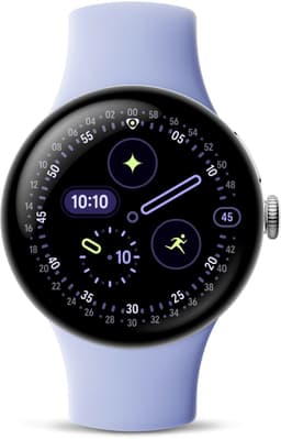 Google Pixel Watch 4 Zilver/Paars 41 mm — thumbnail 1